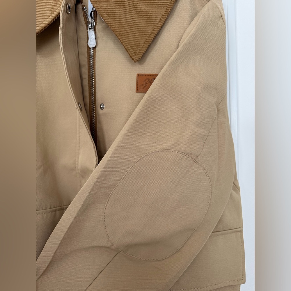 GANNI Camel Twill Midi Jacket - Picture 7 of 12